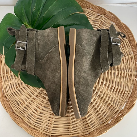 UGG Josefene women’s green suede double strap ankle boot buckle detailing size 6 - Picture 9 of 16